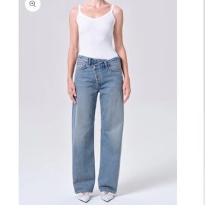 Agolde arc criss cross jeans “in conclusion” shade size 28
